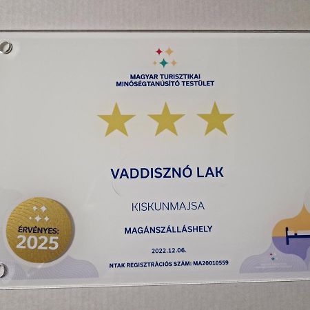 Willa Vaddinszo Lak Kiskunmajsa Zewnętrze zdjęcie
